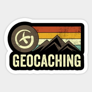 Geocaching Retro Vintage Sticker